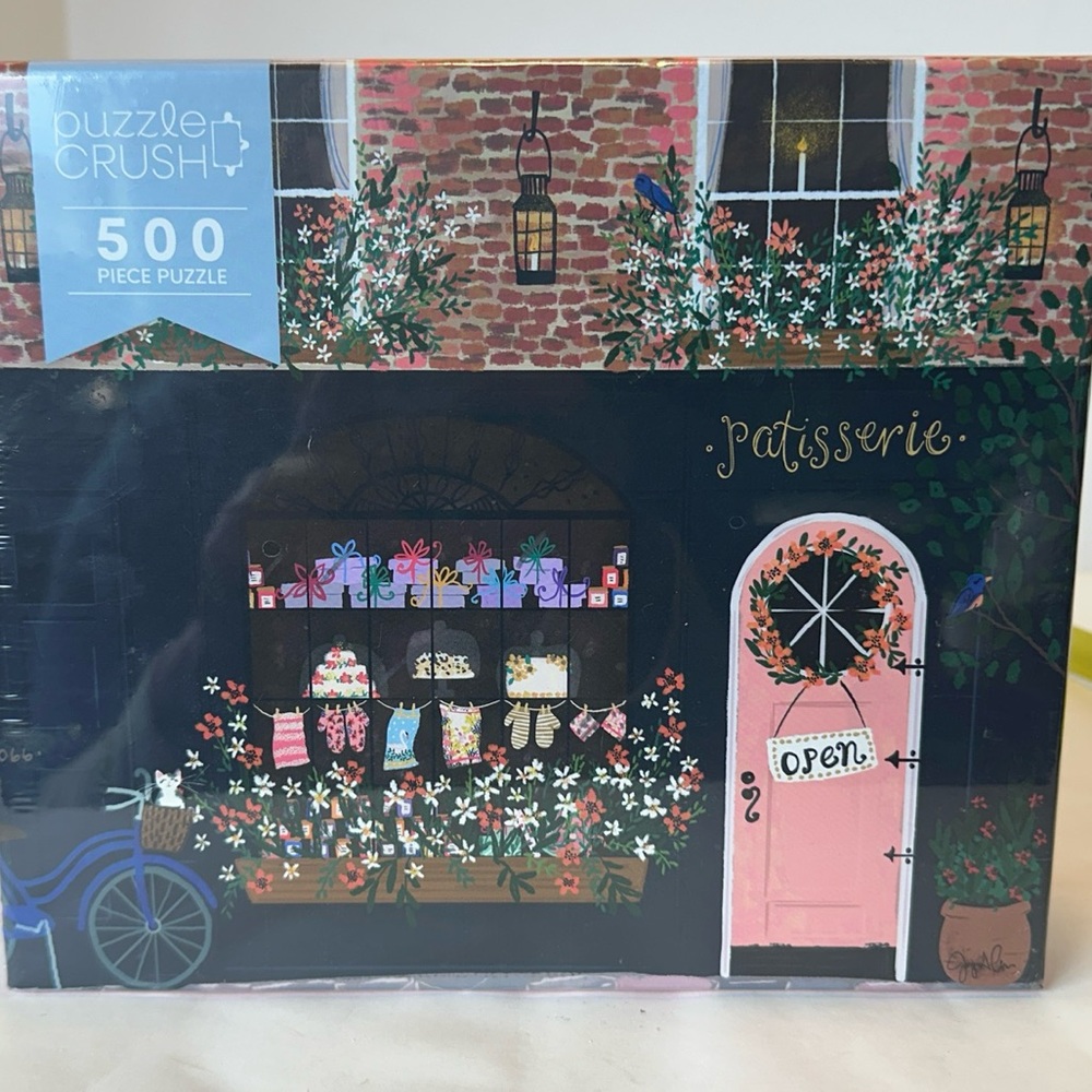 PUZZLE Crush Patisserie Parisian Bakery 500 Piece Puzzle  Cute , NEW